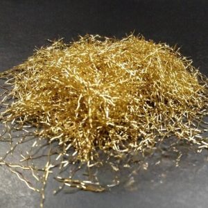Фибра стальная латунированная
